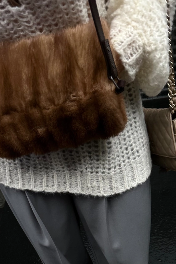 Вінтажна норкова муфта 