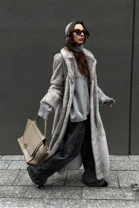 Вінтажна норкова шуба 