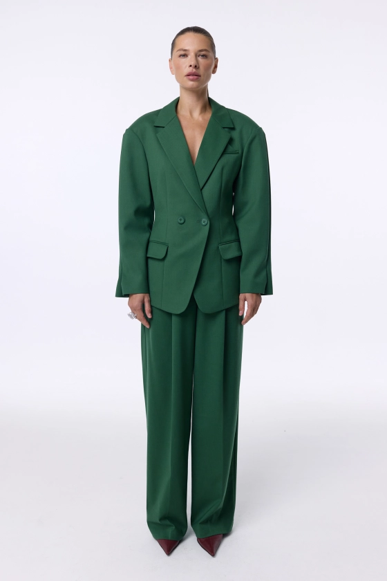 Relaxed wool pants - photo 3