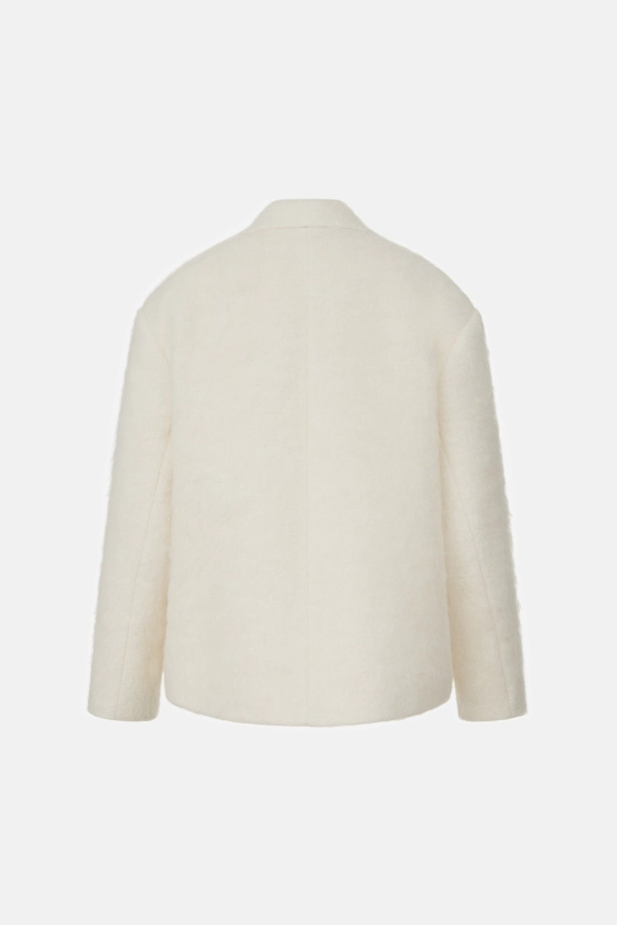 Soft alpaca coat-jacket - photo 2