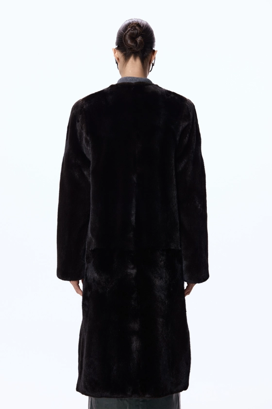 Вінтажна норкова шуба BlackGlama 