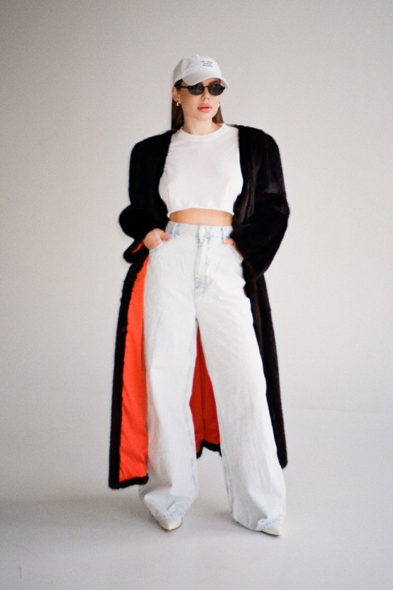 Вінтажна норкова шуба 