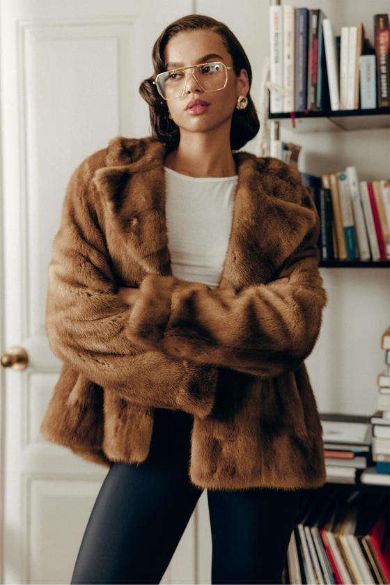 Вінтажна норкова шуба 