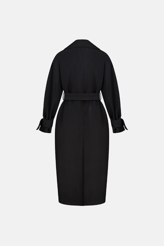 Пальто максі зі спущеним рукавом 