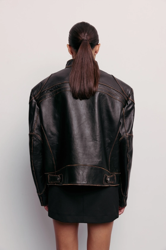 Куртка шкіряна Leather biker 