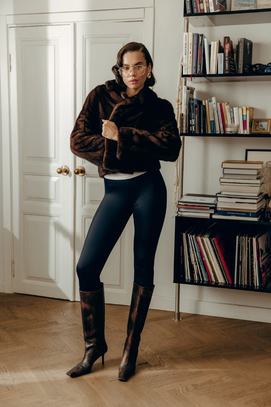 Вінтажна норкова шуба 