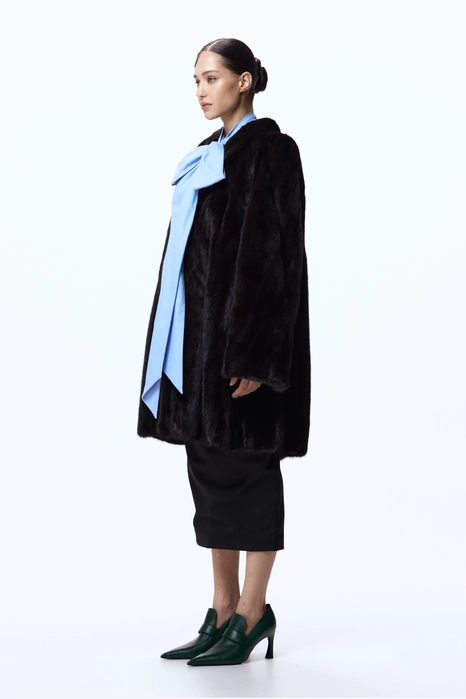 Вінтажна норкова шуба BlackGlama