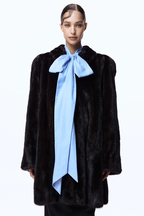 Вінтажна норкова шуба BlackGlama