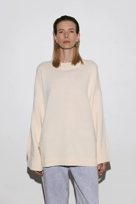 Светр подовжений оверсайз