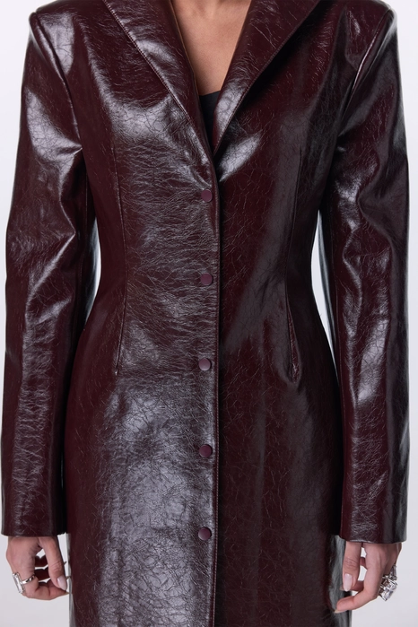 Тренч з екошкіри