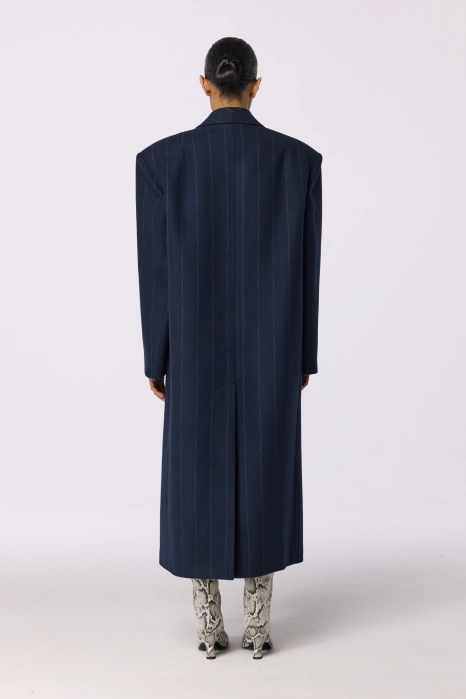 Straight cut oversized coat