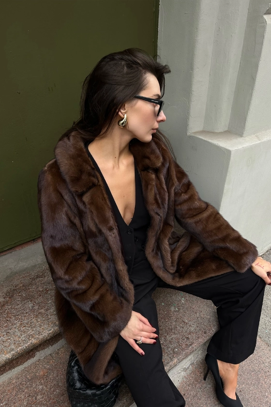 Вінтажна норкова шуба 