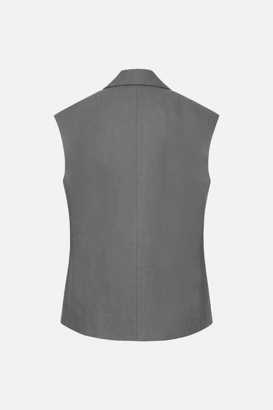 Жилет лляний оверсайз 