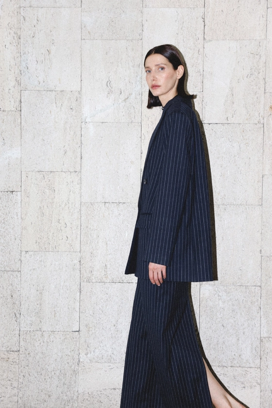 Спідниця вовняна максі з середньою посадкою 