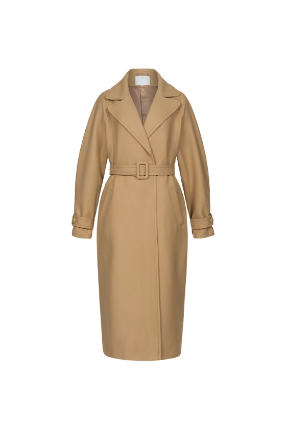 Пальто максі зі спущеним рукавом 