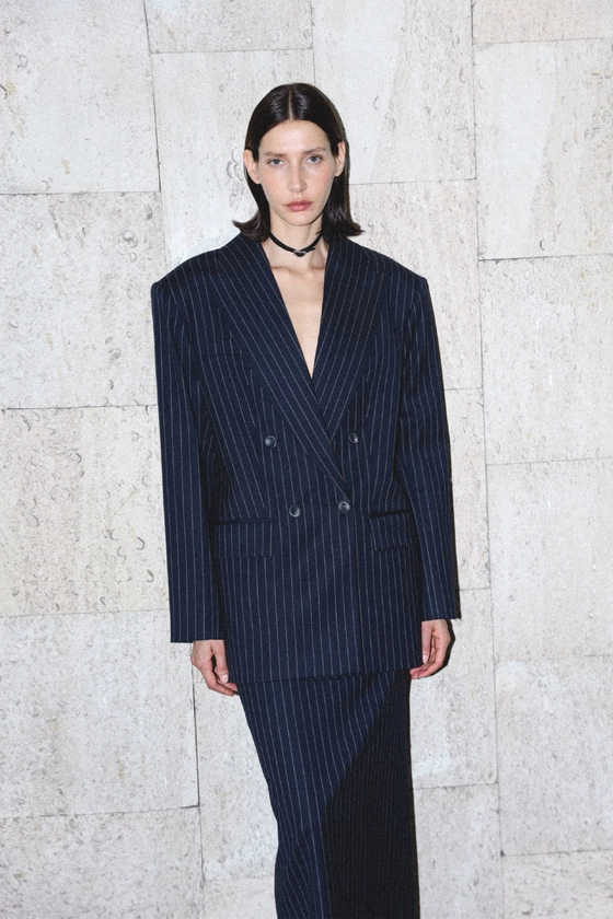 Спідниця вовняна максі з середньою посадкою 