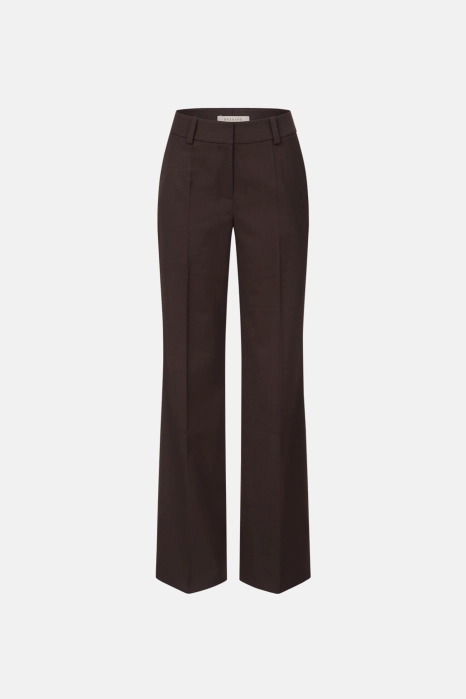 Slick tailored wool pants