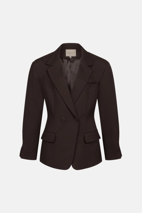 Fitted wool blazer