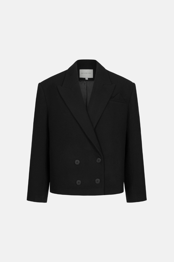 Пальто-жакет оверсайз з трикутничком 