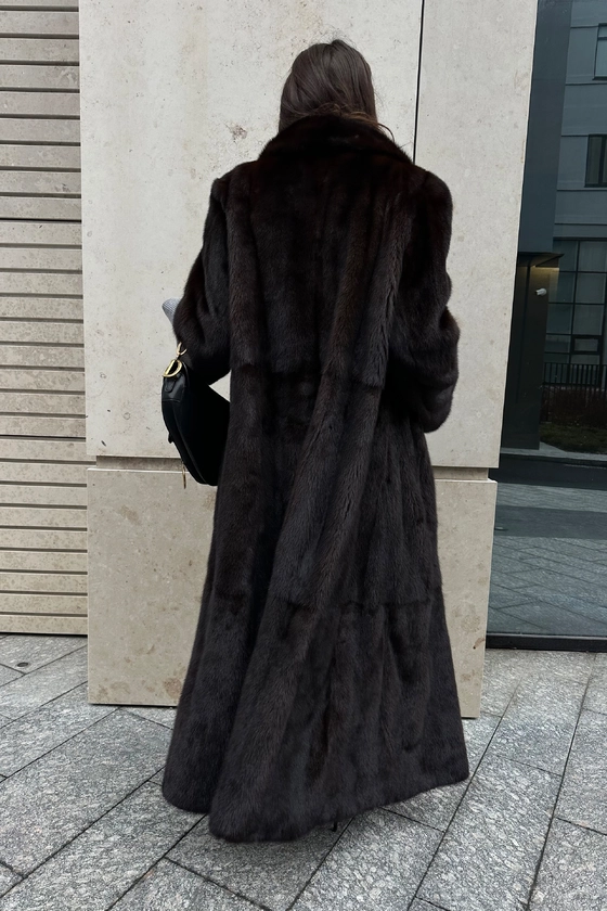 Вінтажна норкова шуба 