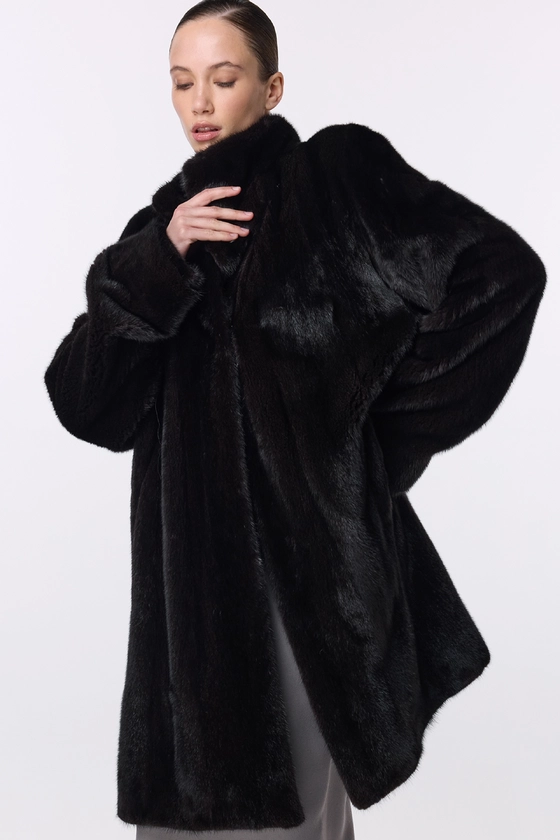 Вінтажна норкова шуба 