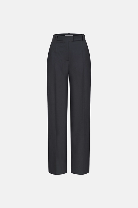 Брюки вовняні на середній посадці зі стрілками