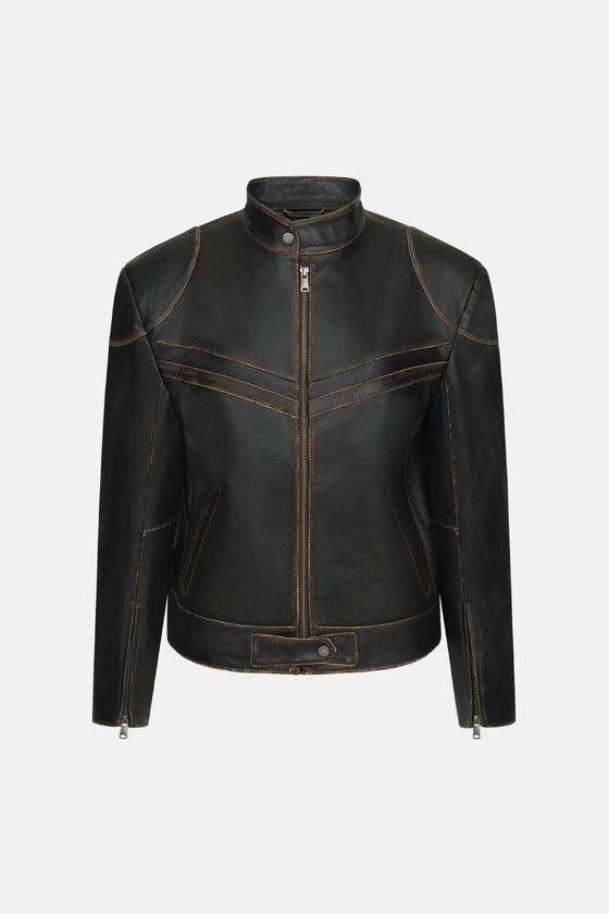 Куртка шкіряна Leather biker 