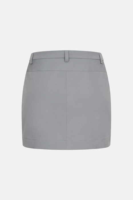 Спідниця котонова міні з середньою посадкою