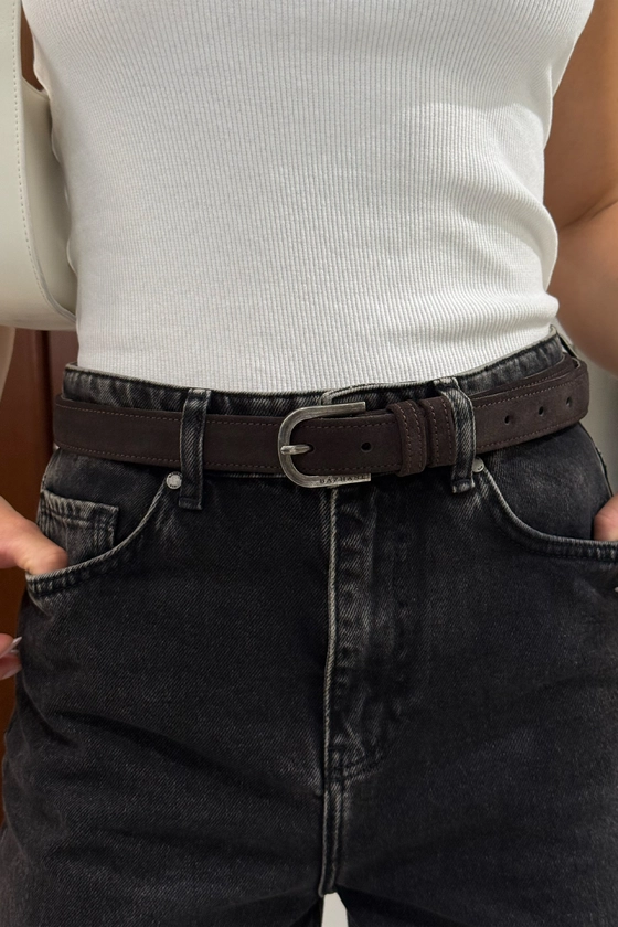 Ремінь замшевий 