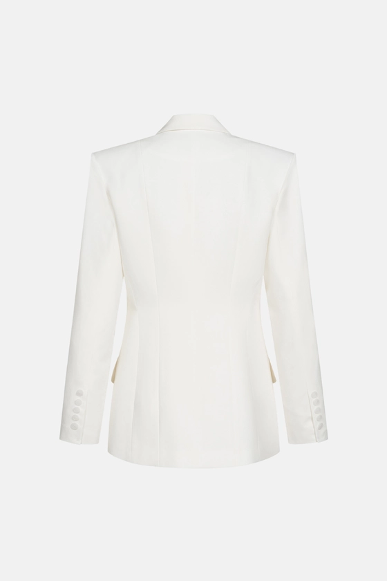 Жакет котоновий однобортний, приталений 