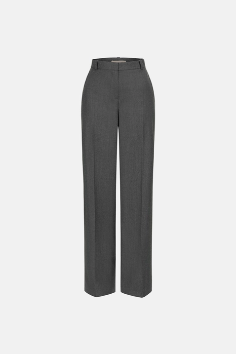 Брюки вовняні на середній посадці зі стрілками