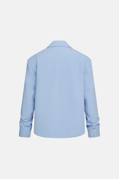 Жакет котоновий зі збіркою на рукаві