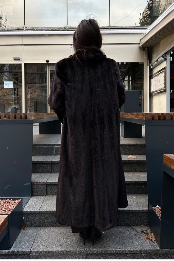 Вінтажна норкова шуба 