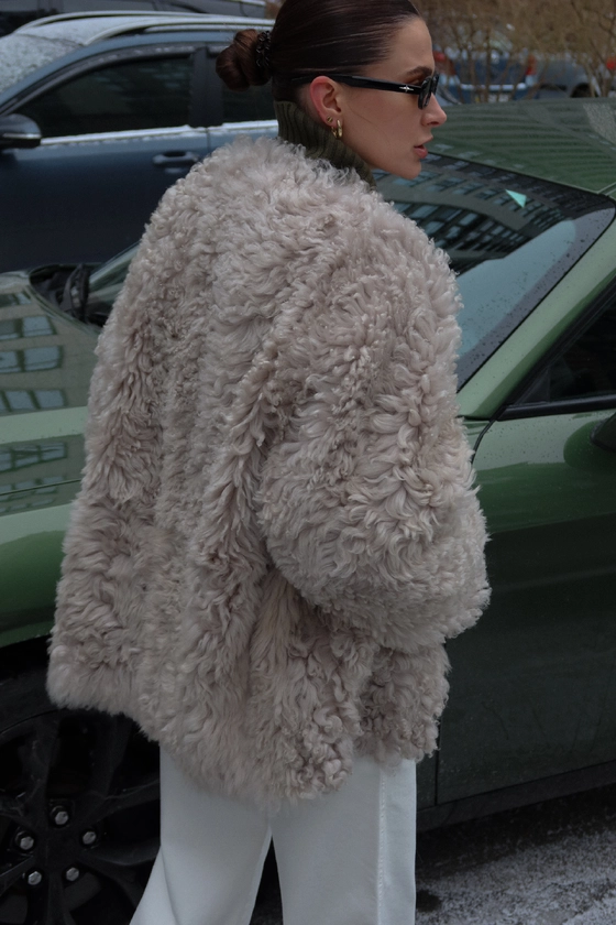 Дублянка-шуба середньої довжини 