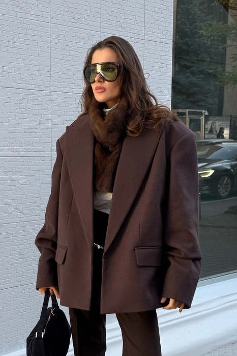 Вінтажна норкова манішка