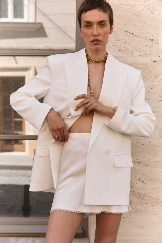 Спідниця міні з мереживом 