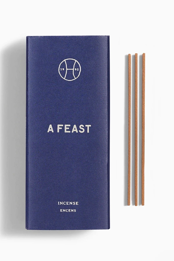 Аромапалички Incense Perfumer A Feast x Limited Edition, 30 шт, прянощі, дерево, цитрус темно-синій DU-AS70 