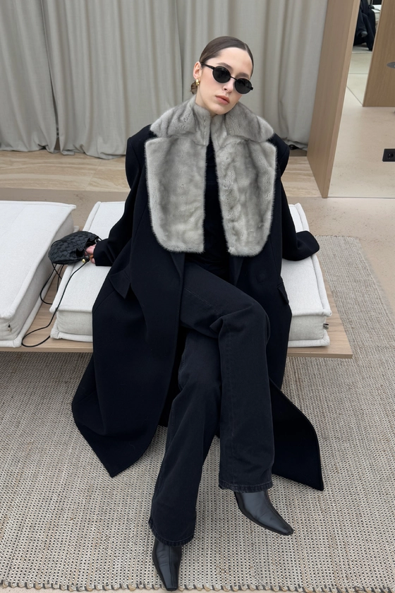 Комір Vintage Mink fur 