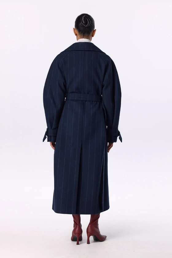 Пальто максі зі спущеним рукавом 