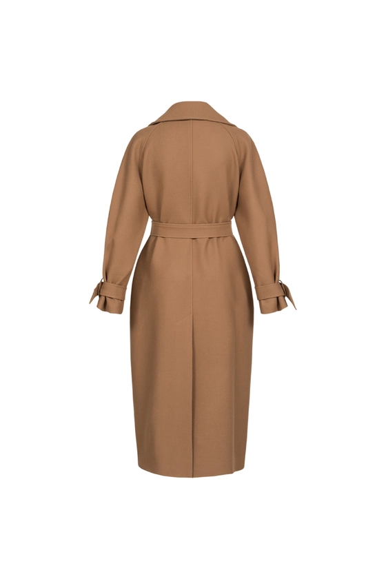 Пальто максі зі спущеним рукавом 