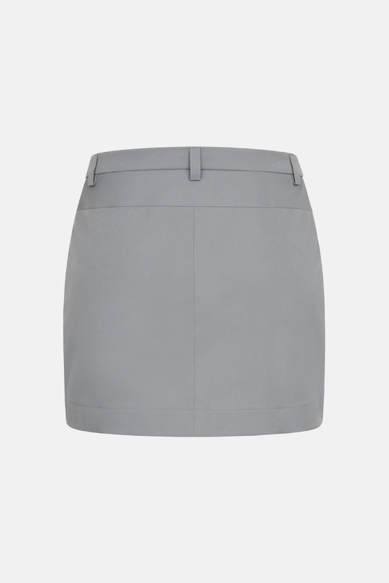 Спідниця котонова міні з середньою посадкою 