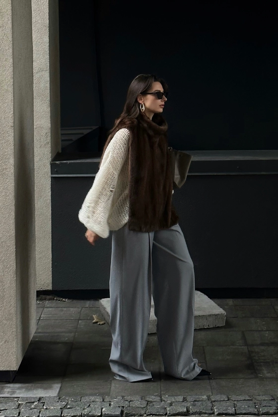 Вінтажна норкова маніжка 