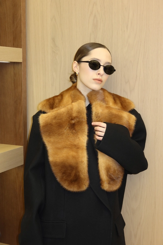 Комір Vintage Mink fur 