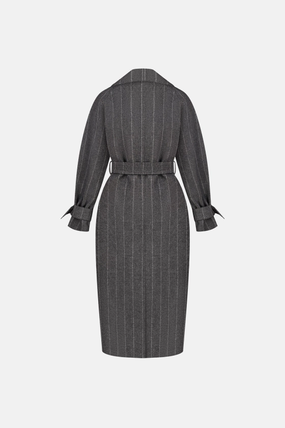 Maxi coat with dropped sleeves - photo 2
