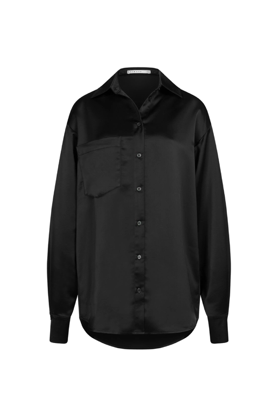 Сорочка атласна оверсайз 