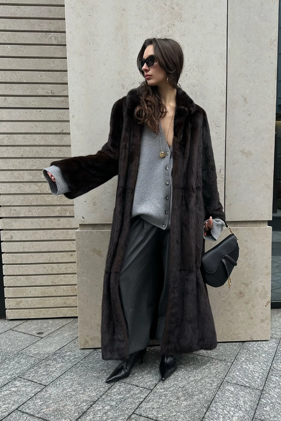 Вінтажна норкова шуба 