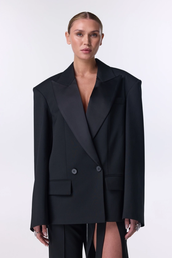 Opulent cotton blazer - photo 3