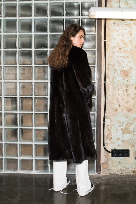 Вінтажна норкова шуба 