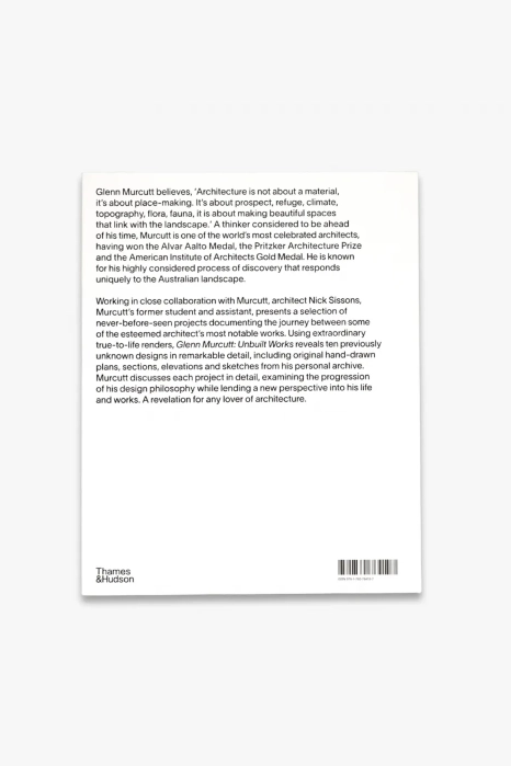 The book Glenn Murcutt: Unbuilt Works