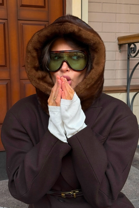 Вінтажний норковий капор